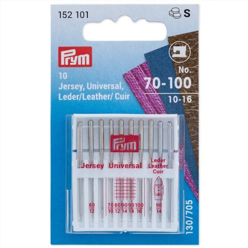 Prym - Jersey, Universal, Leather Sewing Machine Needles size70/100 - 152 101