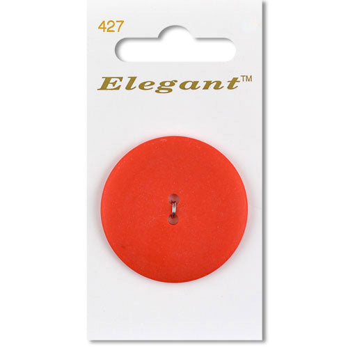 25mm Button 2 Holes - Red