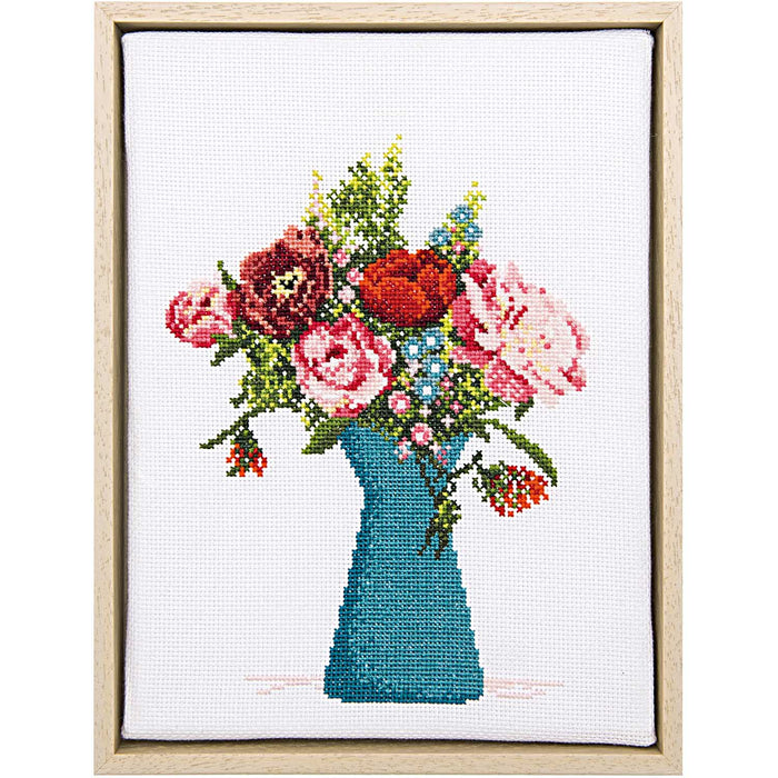 Rico - Cross Stitch Kit - Flowers in Vase