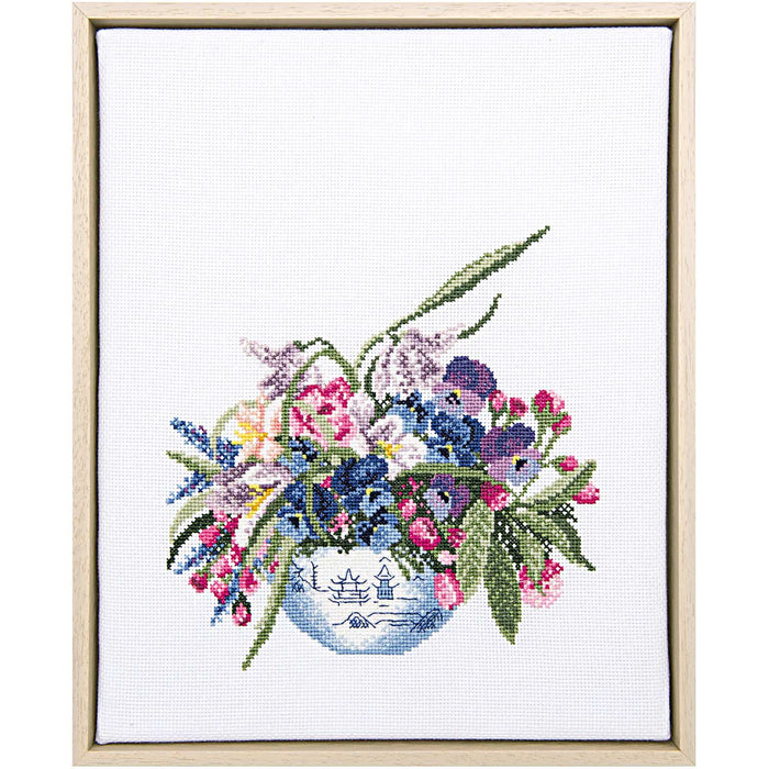 Rico - Cross Stitch Kit - Flowers in Bowl