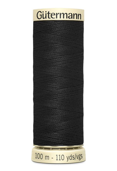 Gutermann Sew - All Thread - 100m-Black - 000