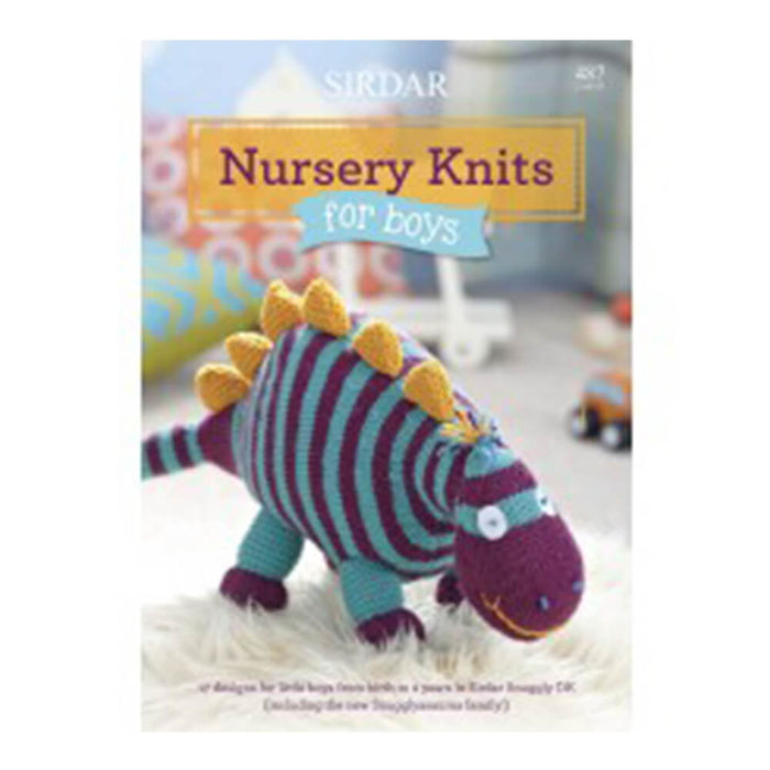 NURSURY KNITS FOR BOYS ( SIRDAR ) - ( 487 Code B ) - 17 designs for little boys from birth to 2 years in Sirdar Snuggly DK