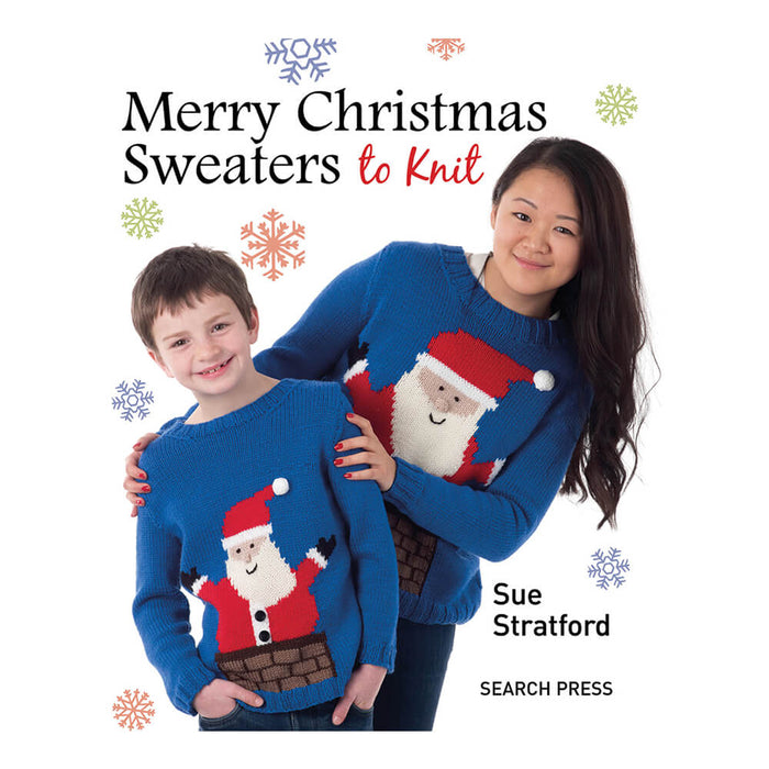 MERRY CHRISTMAS SWEATERS TO KNIT By " Sue Stratford " ( Edition SEARCH PRESS )