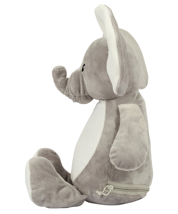 Mumbles -Zippie Elephant Plush - Grey