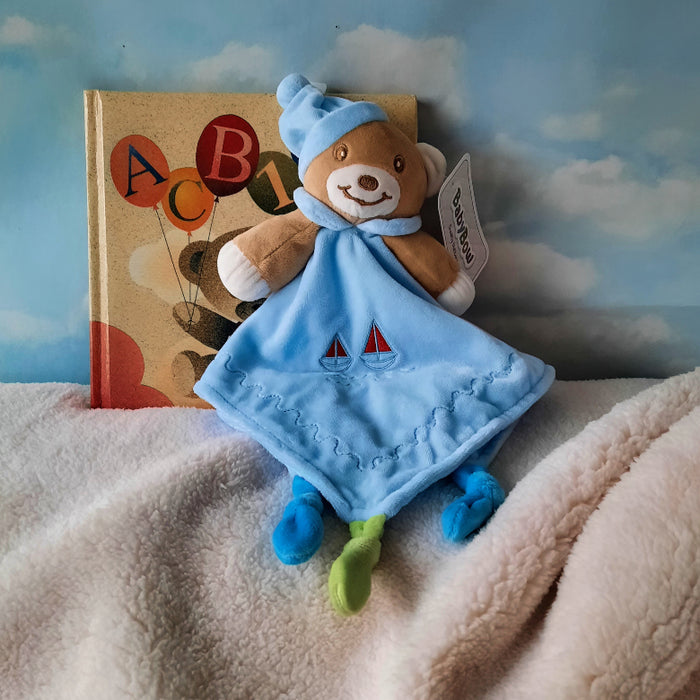 Soft Bear Comforter - Blue