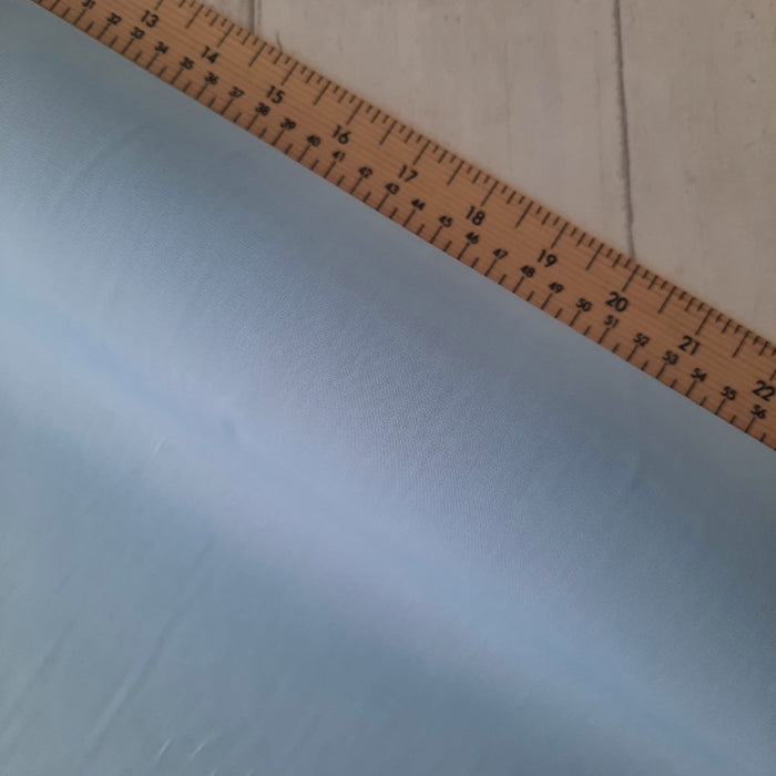 Cotton Poplin Plain 112cm - Pale Blue