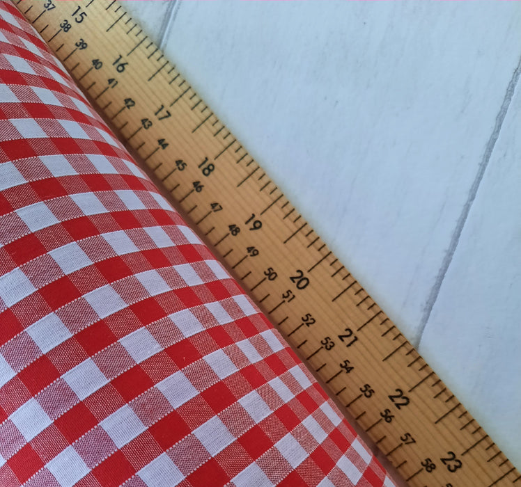 Polycotton Gingham 112cm