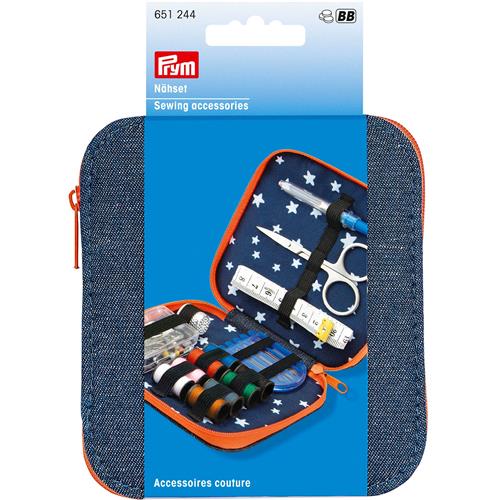 Prym - Sewing Kit - Denim with Green Zip Fastener 651 243