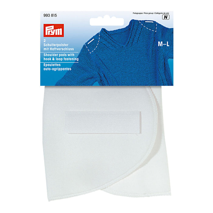 Prym - Shoulder Pads with Hook & Loop M-L 993 815