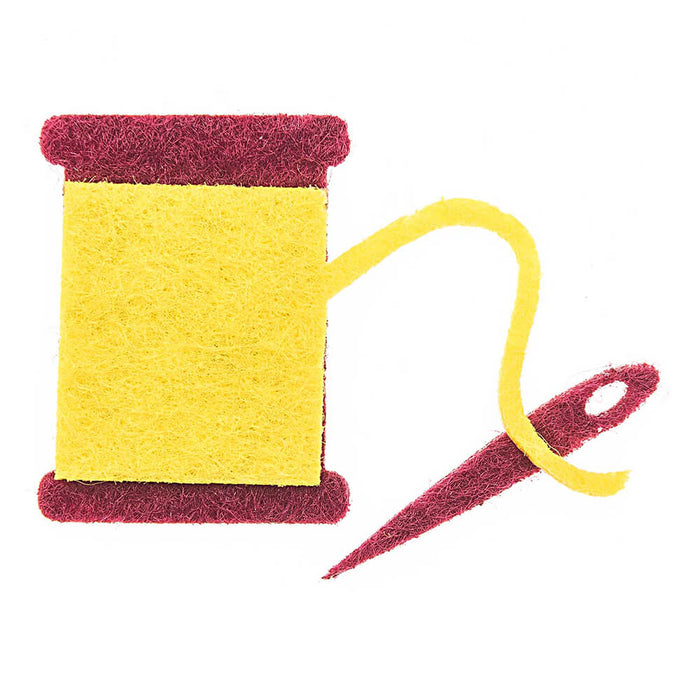 Rico - Applique motif Cotton - Spool of thread 5x7cm - Yellow