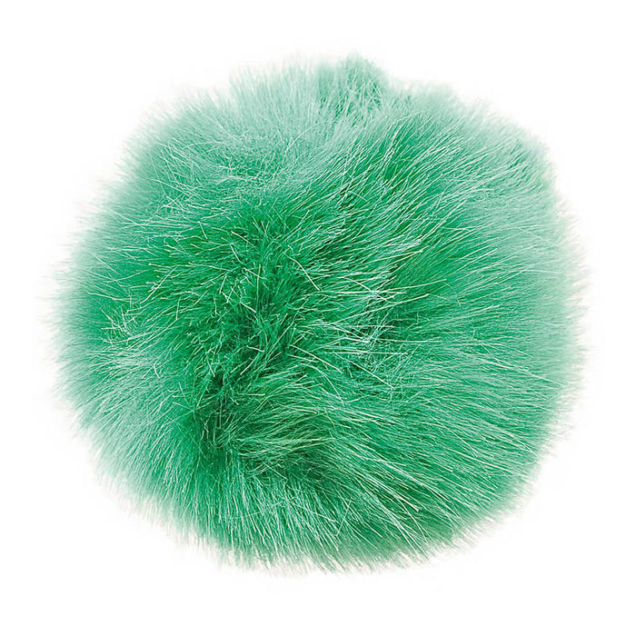 Rico - Faux Fur Pompom 13cm Green