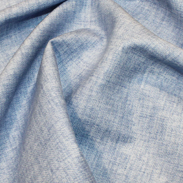 Craft Cotton Linen Effect - Chambray - Designed by "John Louden"- 112cm / 44"
