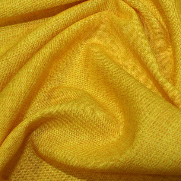 Craft Cotton Linen Effect - Sunshine - Designed by "John Louden" 110cm/44"