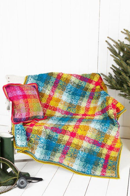 Stylecraft - DIGITAL Crochet Pattern #9255 - Blanket & Cushion in Special DK