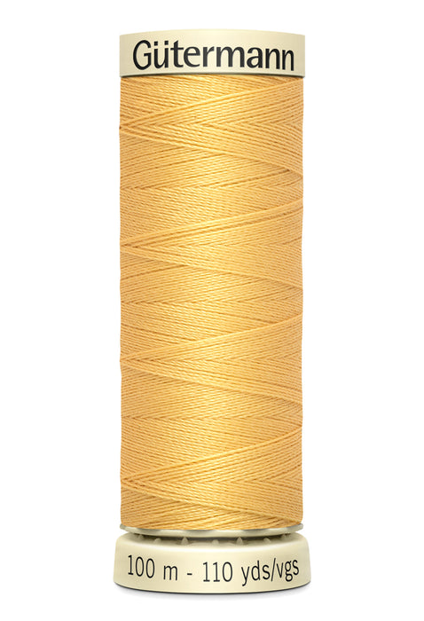 Gutermann Sew - All Thread - 100m - Yellow