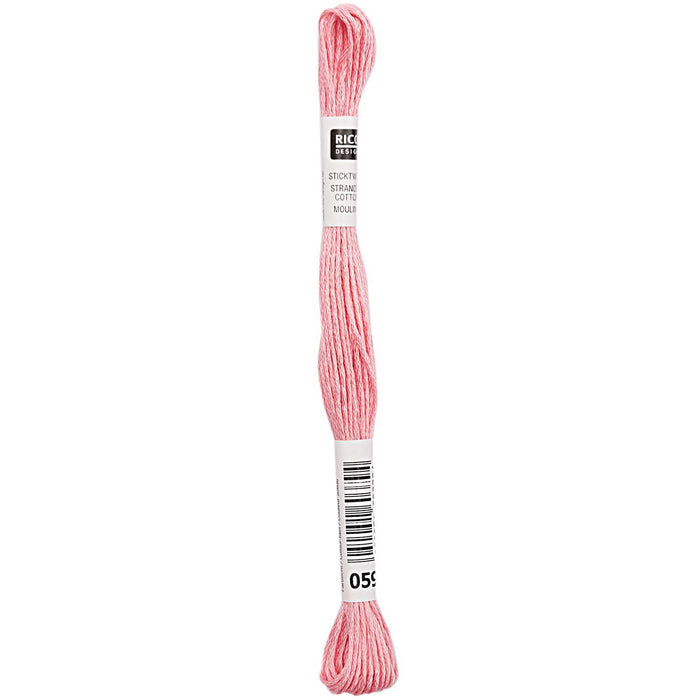 Rico - Strand Cotton Embroidery Thread  -  2g 8m - Pink