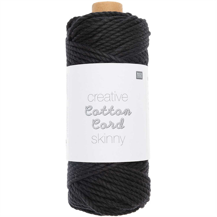 Rico - Creative Cotton Cord Skinny 190g Black 006