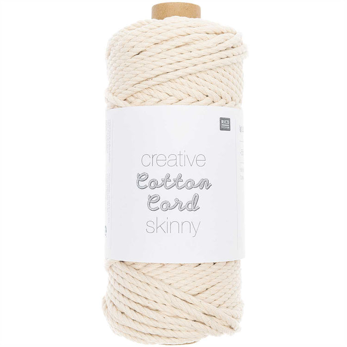 Rico - Creative Cotton Cord Skinny 190g Ecru 001