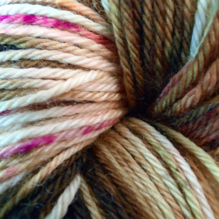 Hedgehog fibres- Hand-died Mini's - 4 ply 20g