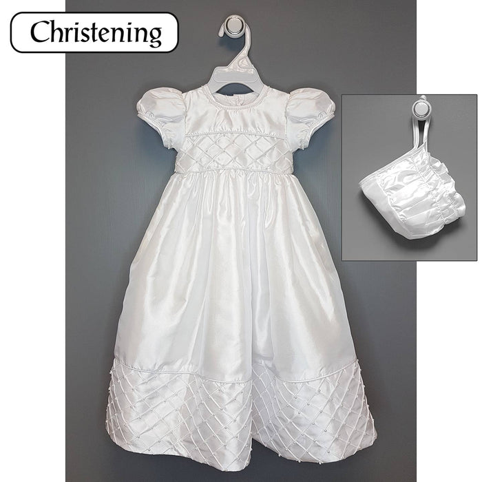 Baby Girls 2pc Christening Dress.