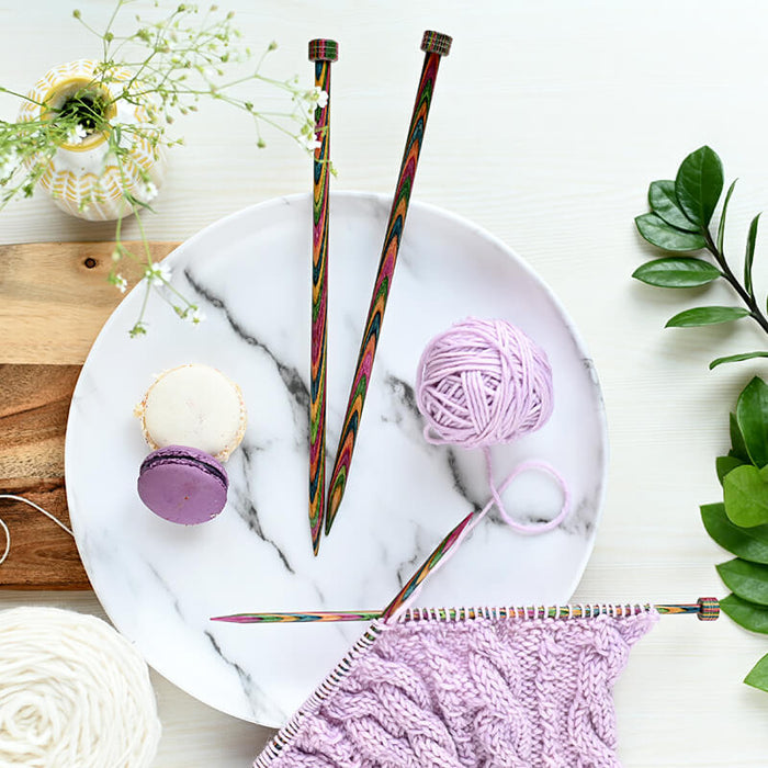 Knit Pro - Symfonie Rose Wood Knitting Needles - 35cm