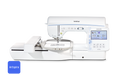 Brother Innov-is NV2700 with embroidery hoop attached - front view