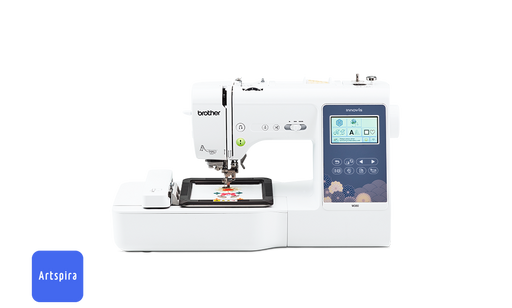 Brother Innov-is M380 with embroidery unit, magnetic frame and colour touchscreen