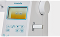 Brother Innov-is F560 colour LCD touchscreen and USB port close-up