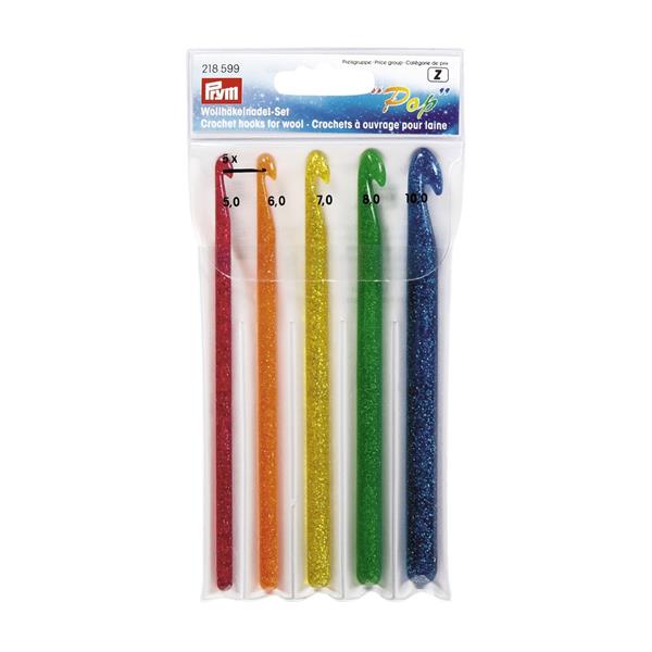 Prym - Crochet hook set "pop" 5, 6, 7, 8, 10mm 218 599