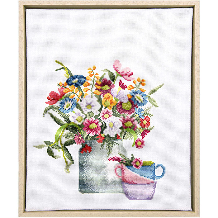 Rico - Cross Stitch Kit - Flowers in Pail