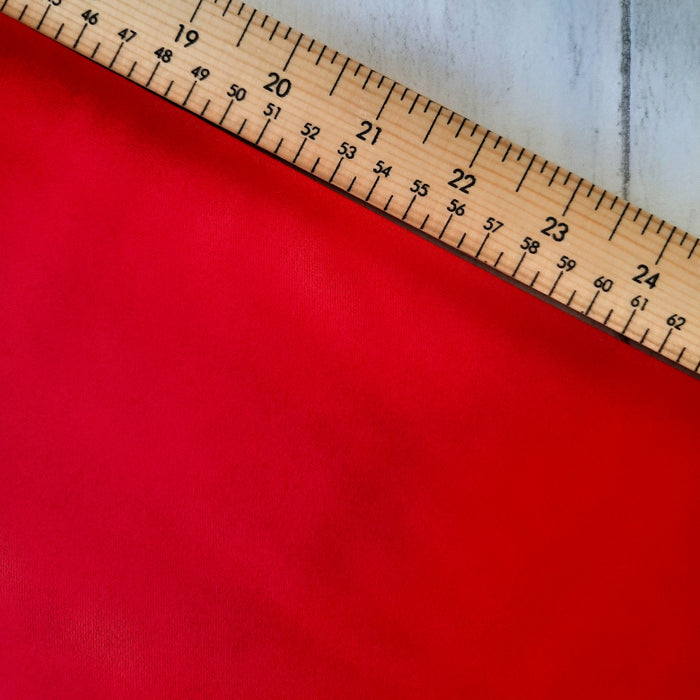 Cotton Poplin Plain 112cm - Bright Red