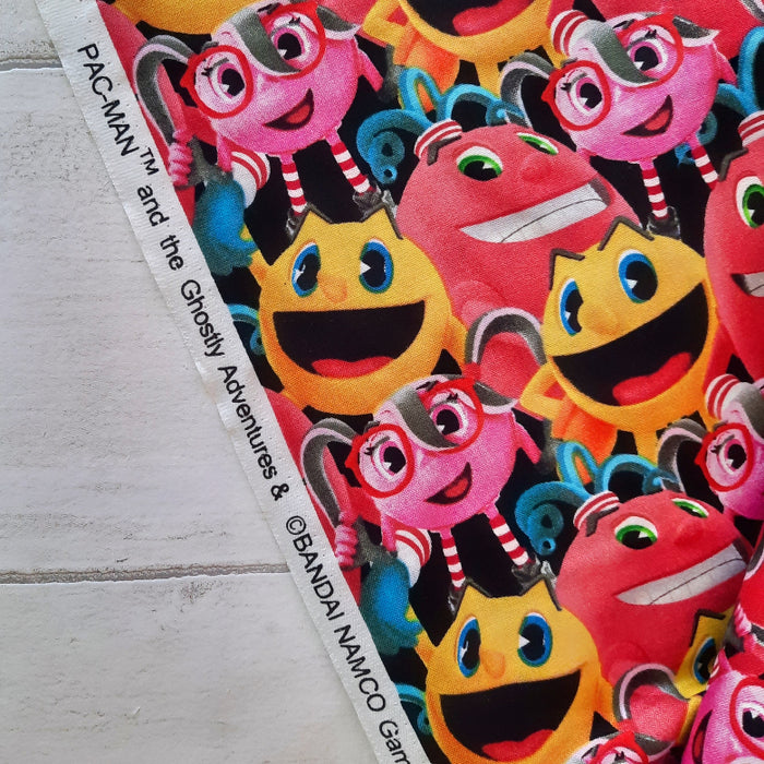Cotton Poplin Print 114cm - PAC-MAN and the Ghostly Adventures by  BANDAI NAMCO Games inc