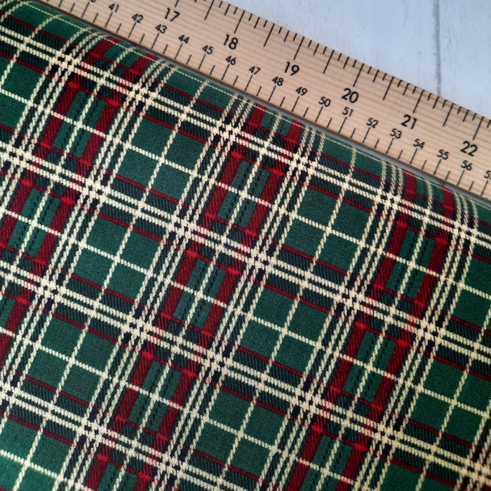 Cotton Poplin Tartan 135cm