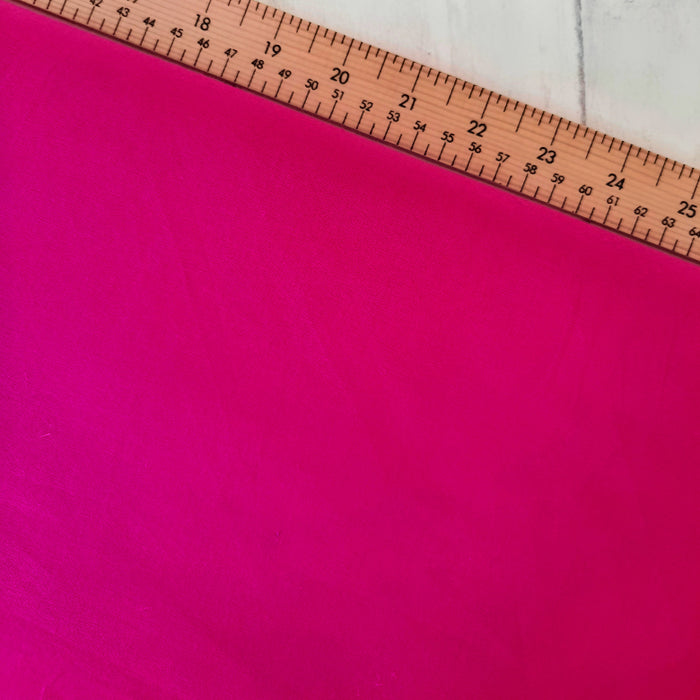 Cotton Craft Plain 112cm - Pomegranate Rose & Huble