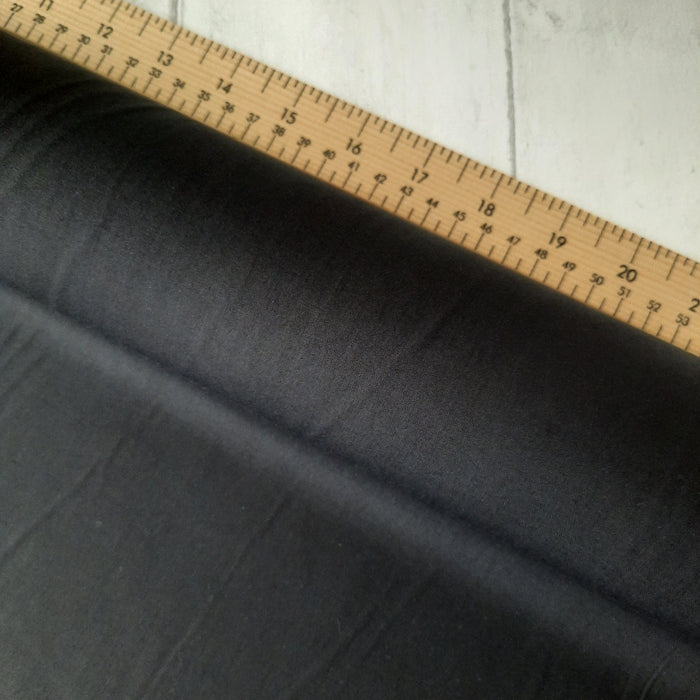 Polycotton Plain 112cm - Black