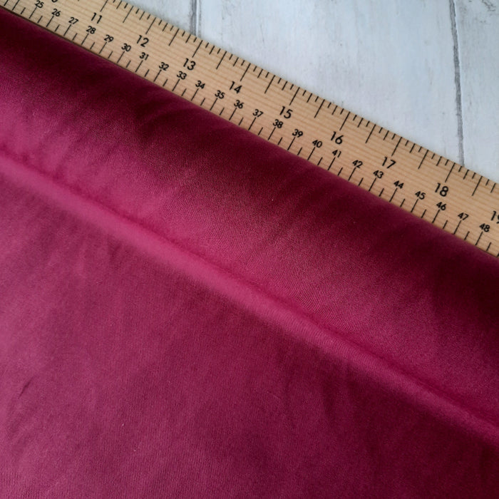 Polycotton Plain 112cm - Maroon