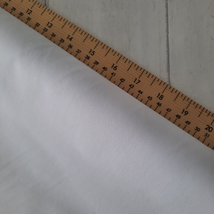 Polycotton Plain 112cm/44" - White