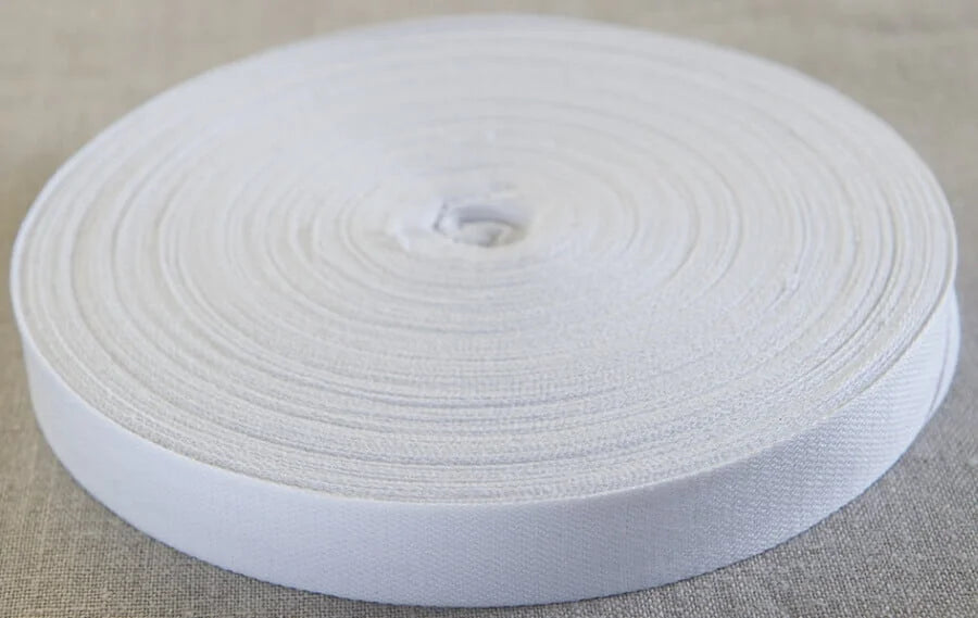 Cotton Tape 1"/25mm - White