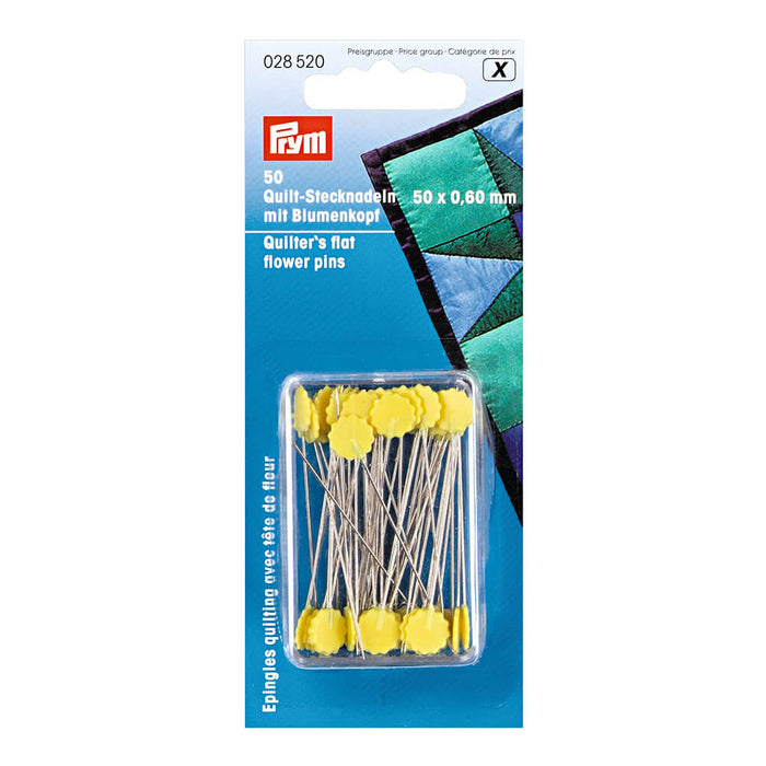 Prym - Quilters Flat Flower Pins x50 x0,60mm 028 520