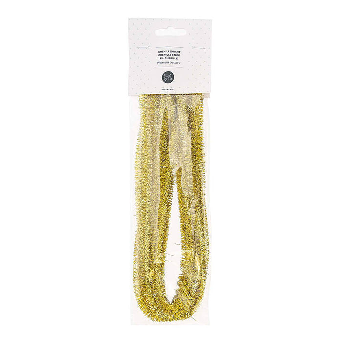 Rico - Pipe Cleaners x10 50cm Gold