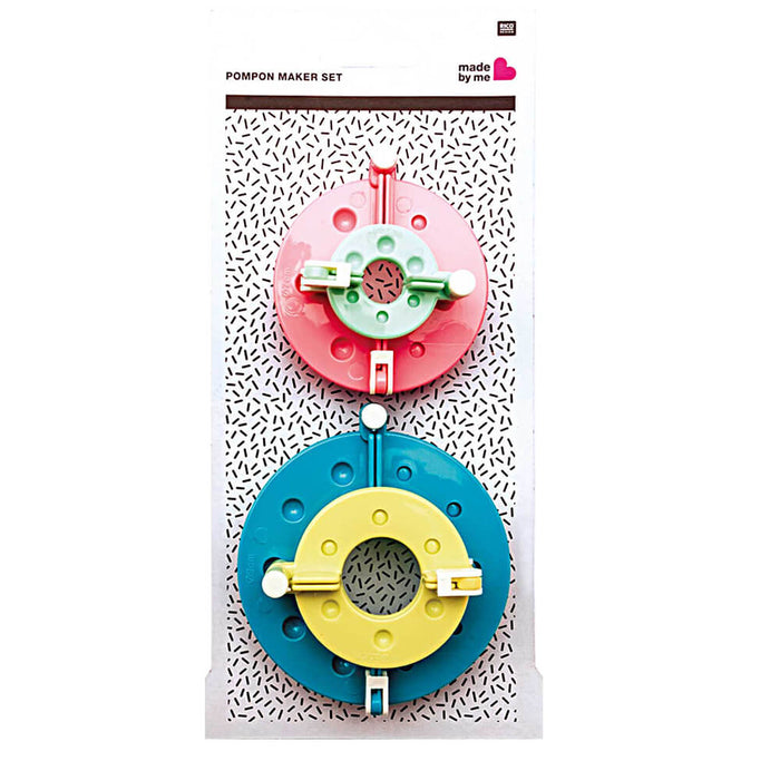 Rico - Pompom Maker Set Plastic X4 Different Sizes