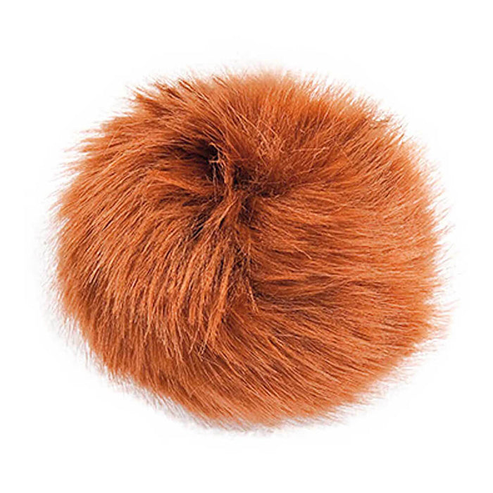 Rico - Faux Fur Pompom 13cm Fawn