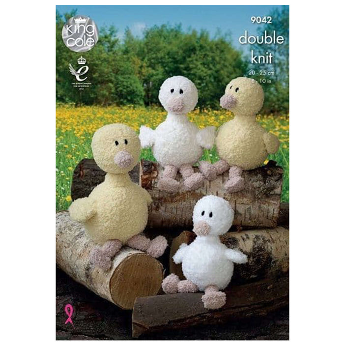 King Cole - Knitting Pattern #9042 - Ducks in Cuddles DK & Dollymix