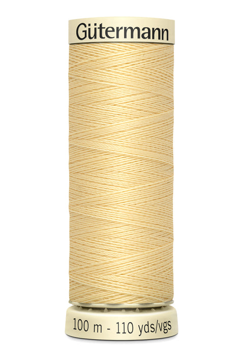 Gutermann Sew - All Thread - 100m - Yellow