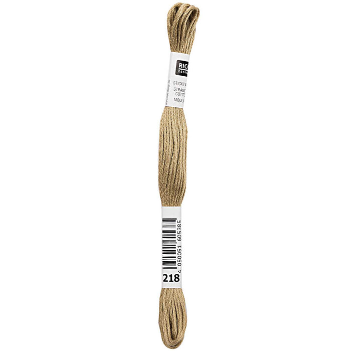 Rico - Strand Cotton Embroidery Thread  -  2g 8m - Brown