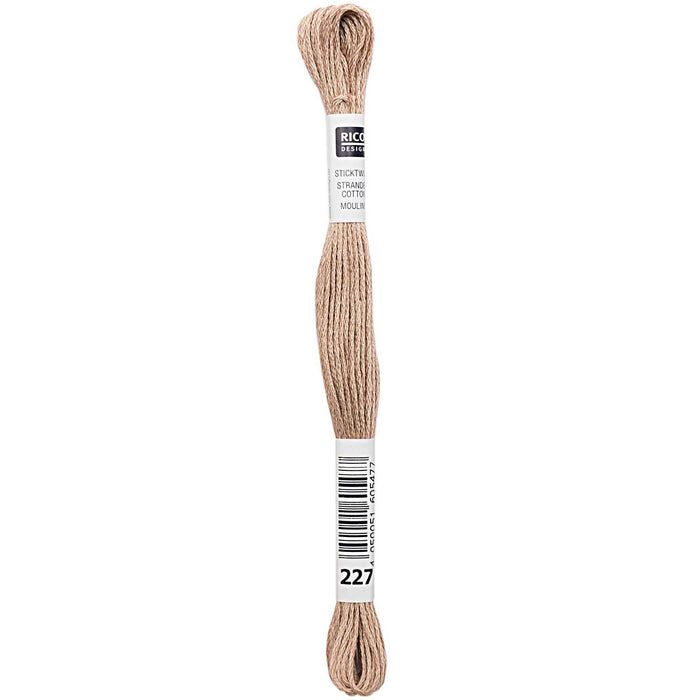 Rico - Strand Cotton Embroidery Thread  -  2g 8m - Brown