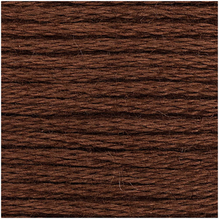 Rico - Strand Cotton Embroidery Thread  -  2g 8m - Brown