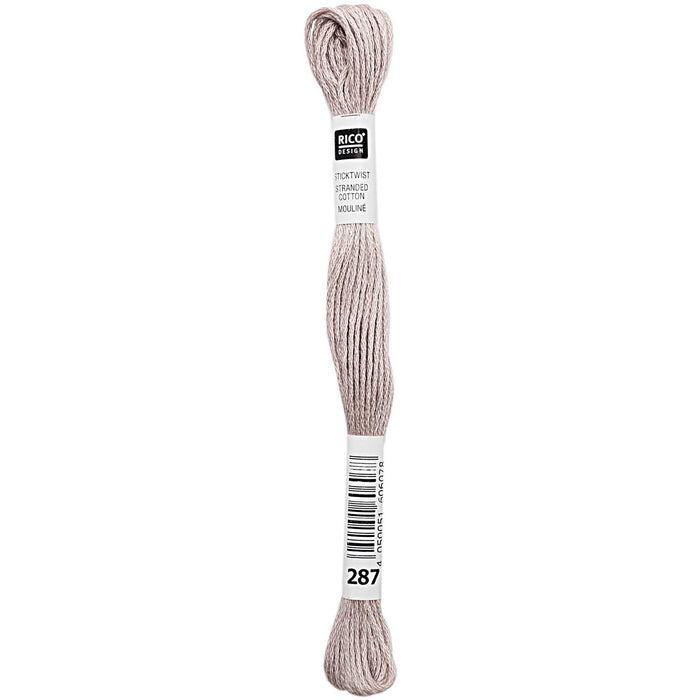 Rico - Strand Cotton Embroidery Thread  -  2g 8m - Grey