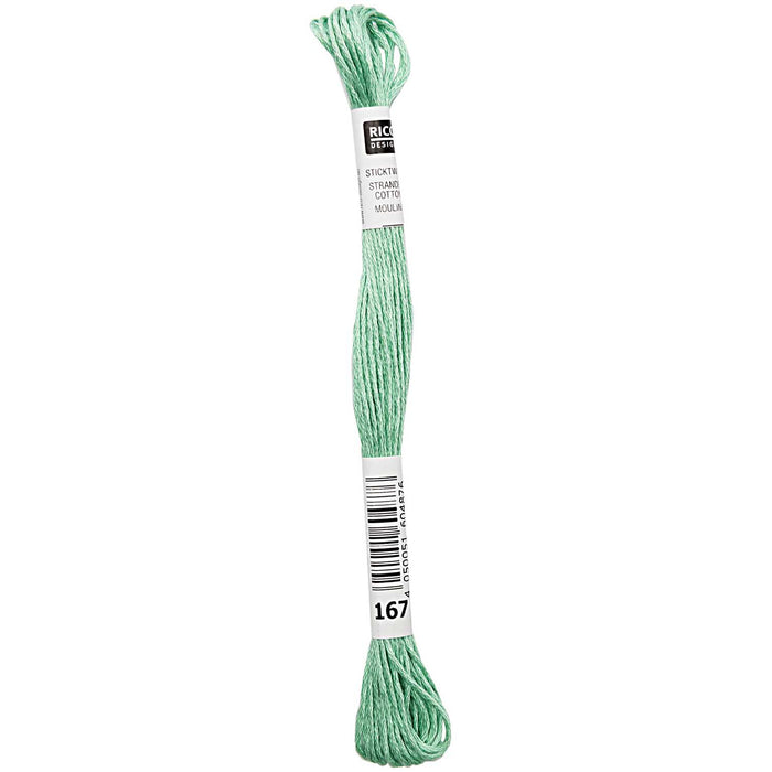 Rico - Strand Cotton Embroidery Thread  -  2g 8m - Green