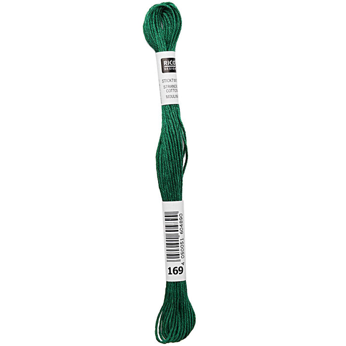 Rico - Strand Cotton Embroidery Thread  -  2g 8m - Green